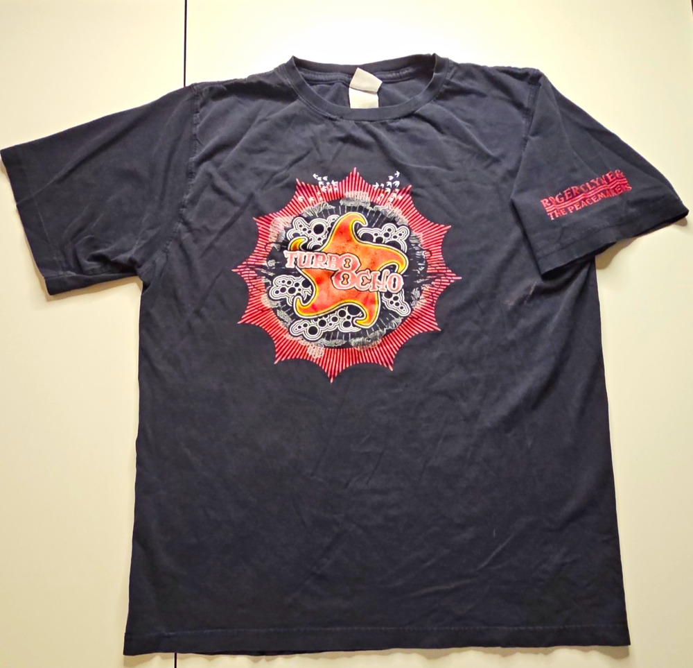 Roger Clyne & The Peacemakers Turbo Ocho 2008 Band T Shirt Black Concert Tee